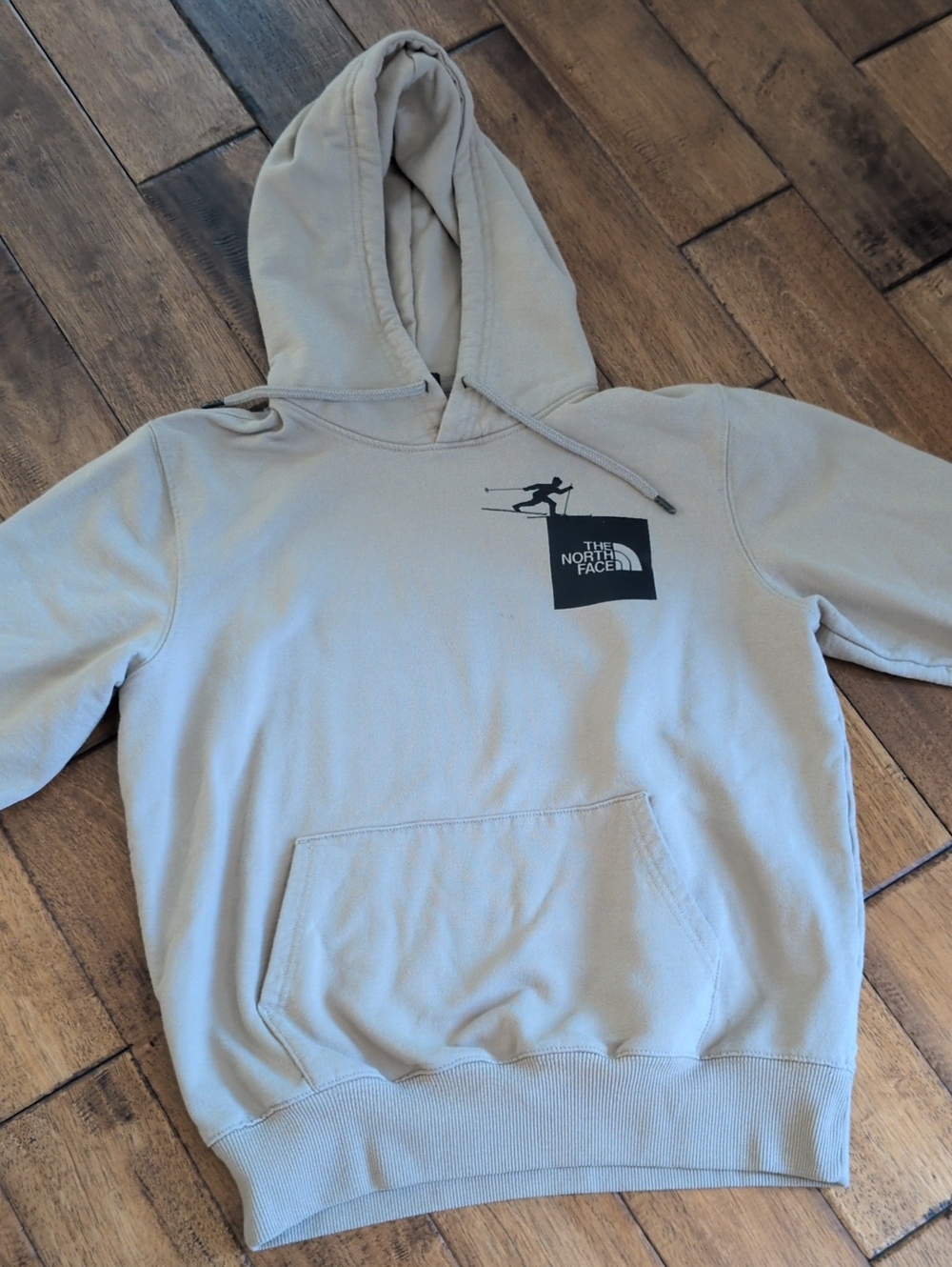 The North Face Men's Crewneck Hoodie in Beige